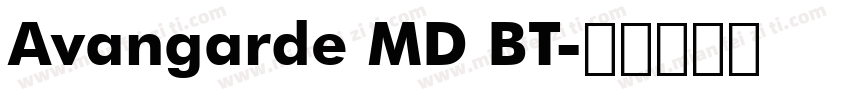 Avangarde MD BT字体转换